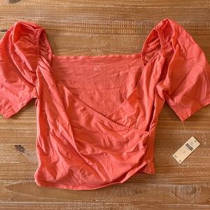 Coral Short Sleeve Top